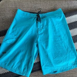OP MENS size 32 board shorts trunks swimsuit blue